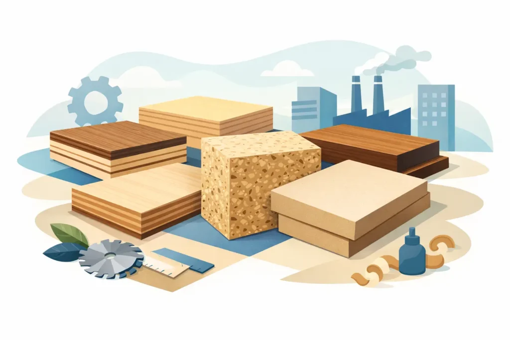 Tipos de compensado industrializado