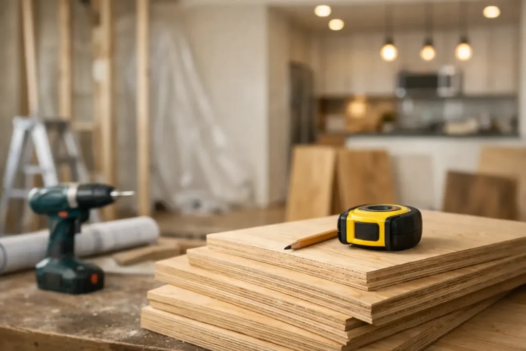 Compensado para reforma residencial: qual usar?